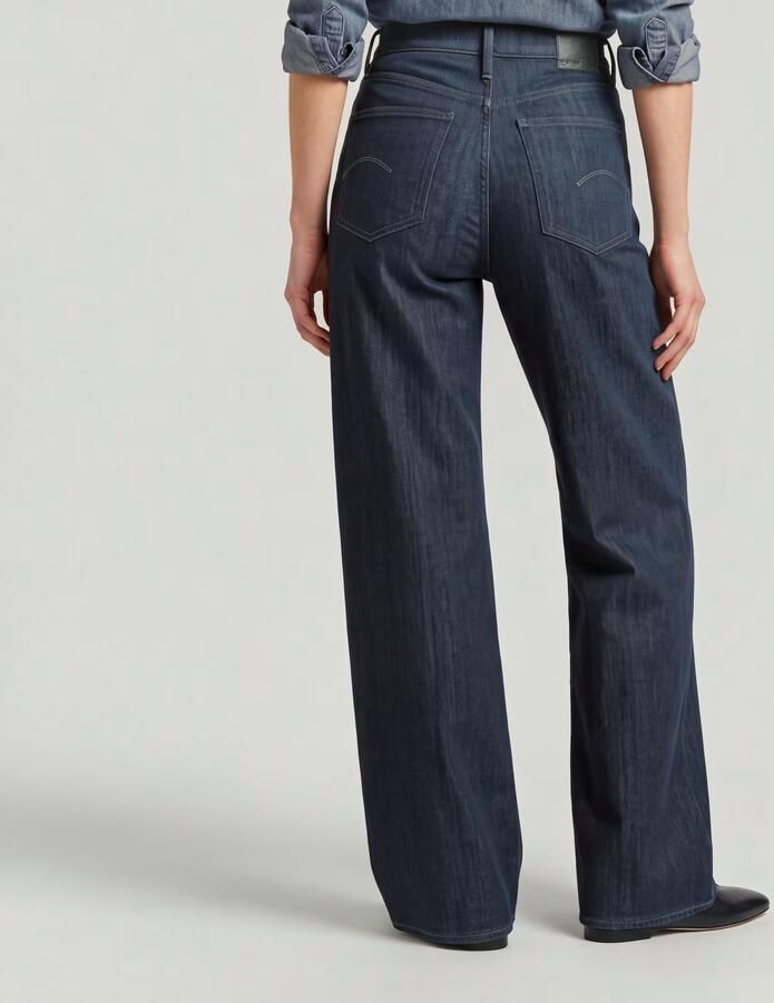 G-Star RAW Deck 2.0 High Loose Neo Raw Jeans Donkerblauw Dames - Foto 6
