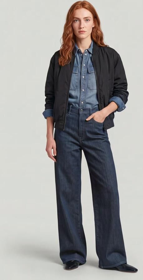 G-Star RAW Deck 2.0 High Loose Neo Raw Jeans Donkerblauw Dames - Foto 9