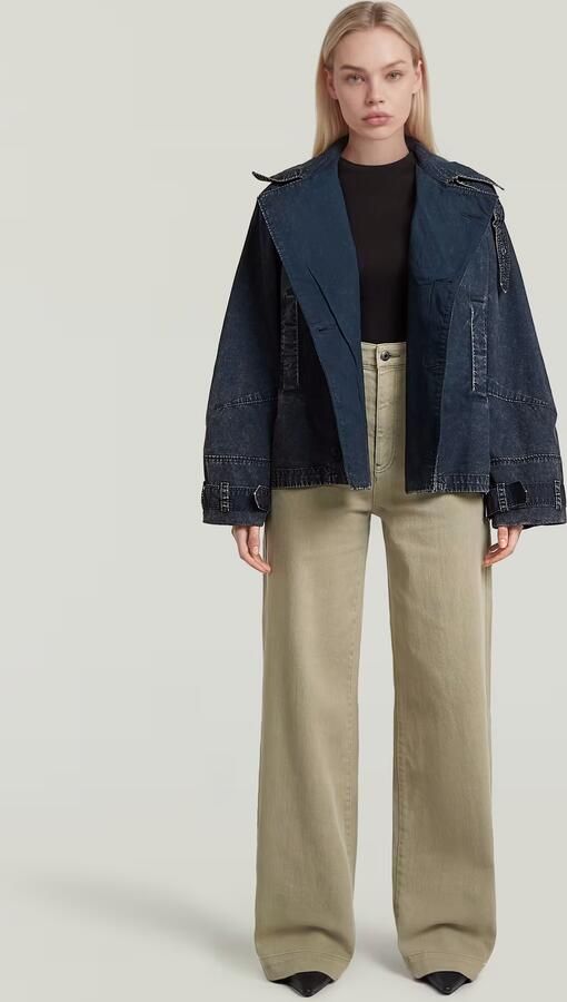 G-Star RAW Deck High Loose Chino Beige Dames - Foto 7