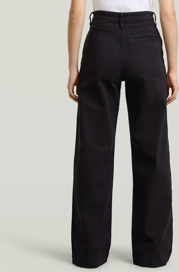 G-Star RAW Deck High Loose Chino Zwart Dames - Foto 5