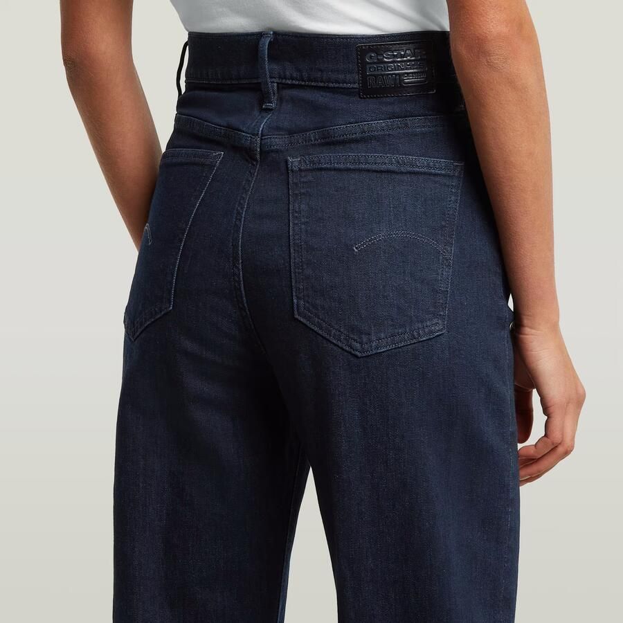 G-Star RAW Deck Ultra High Wide Leg Jeans Donkerblauw Dames - Foto 2