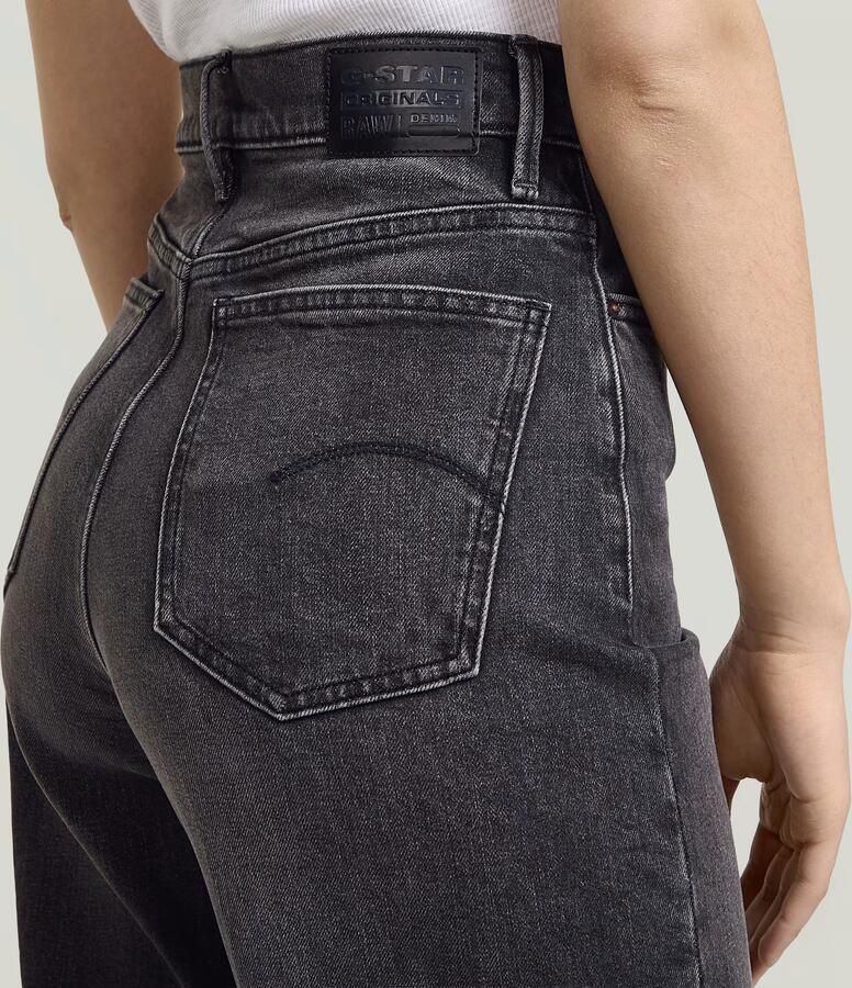 G-Star RAW Deck Ultra High Wide Leg Jeans Grijs Dames - Foto 3