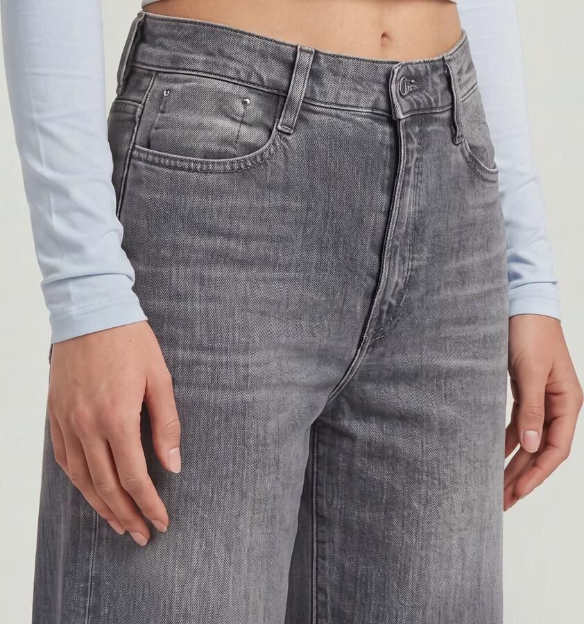 G-Star RAW Deck Ultra High Wide Leg Jeans Grijs Dames - Foto 6