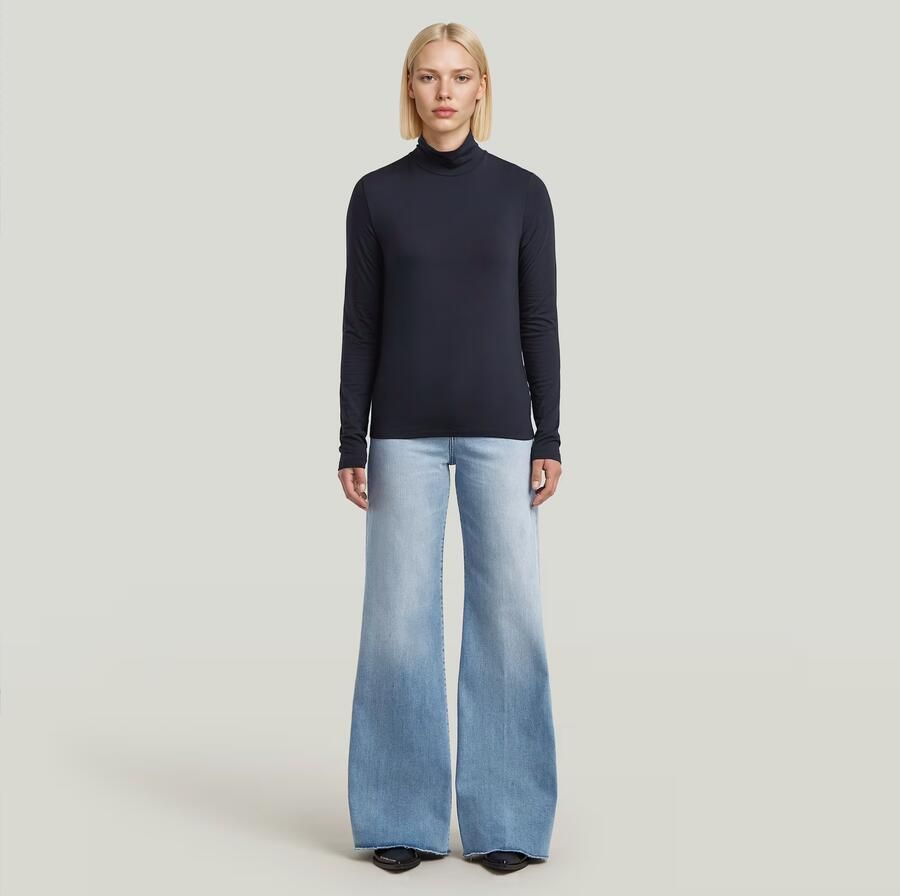 G-Star RAW Deck Ultra High Wide Leg Jeans Lichtblauw Dames - Foto 2