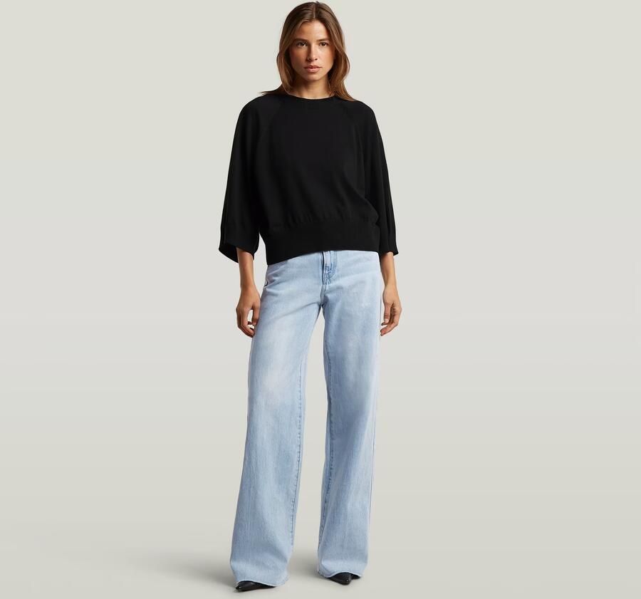G-Star RAW Deck Ultra High Wide Leg Jeans Lichtblauw Dames - Foto 5