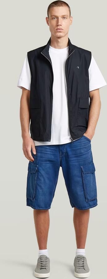 G-Star RAW Deeggie Cargoshort Donkerblauw Heren - Foto 6