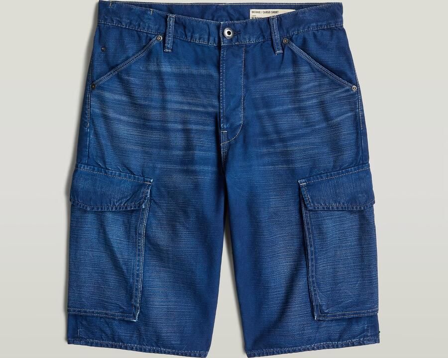 G-Star RAW Deeggie Cargoshort Donkerblauw Heren - Foto 4