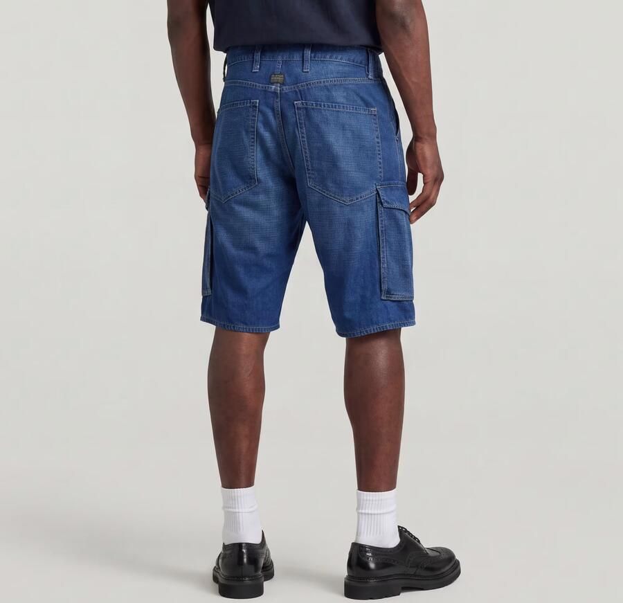 G-Star RAW Deeggie Cargoshort Donkerblauw Heren - Foto 6