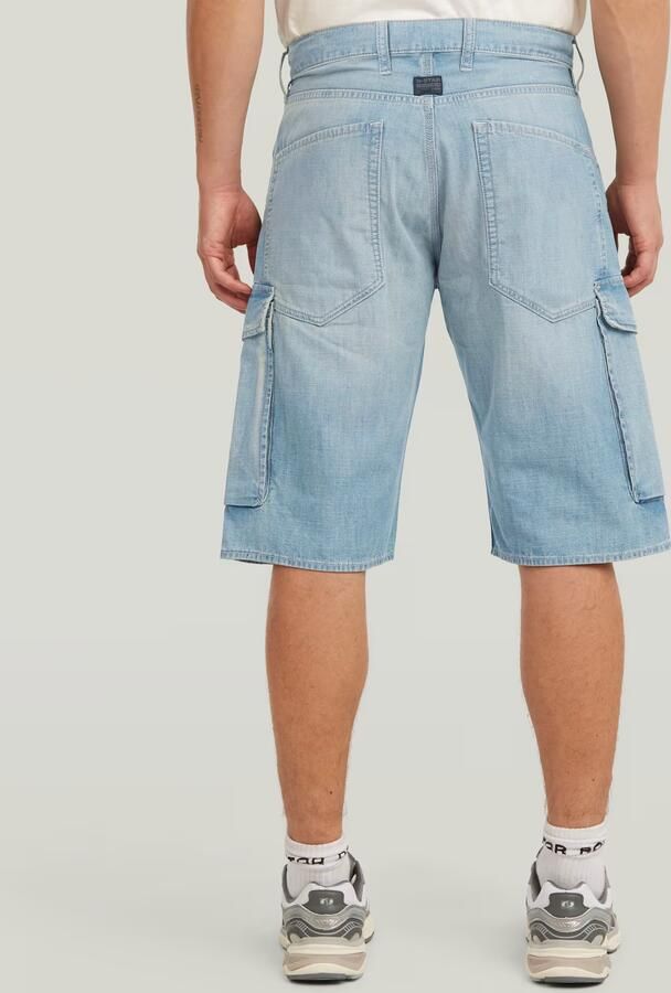 G-Star RAW Deeggie Cargoshort Lichtblauw Heren - Foto 5