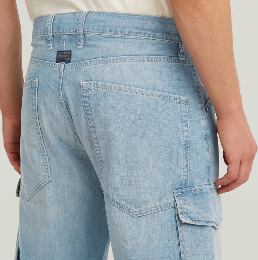 G-Star RAW Deeggie Cargoshort Lichtblauw Heren - Foto 3
