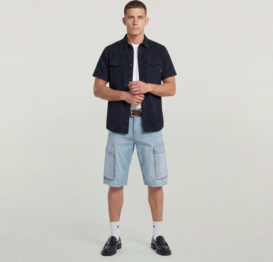G-Star RAW Deeggie Cargoshort Lichtblauw Heren - Foto 6
