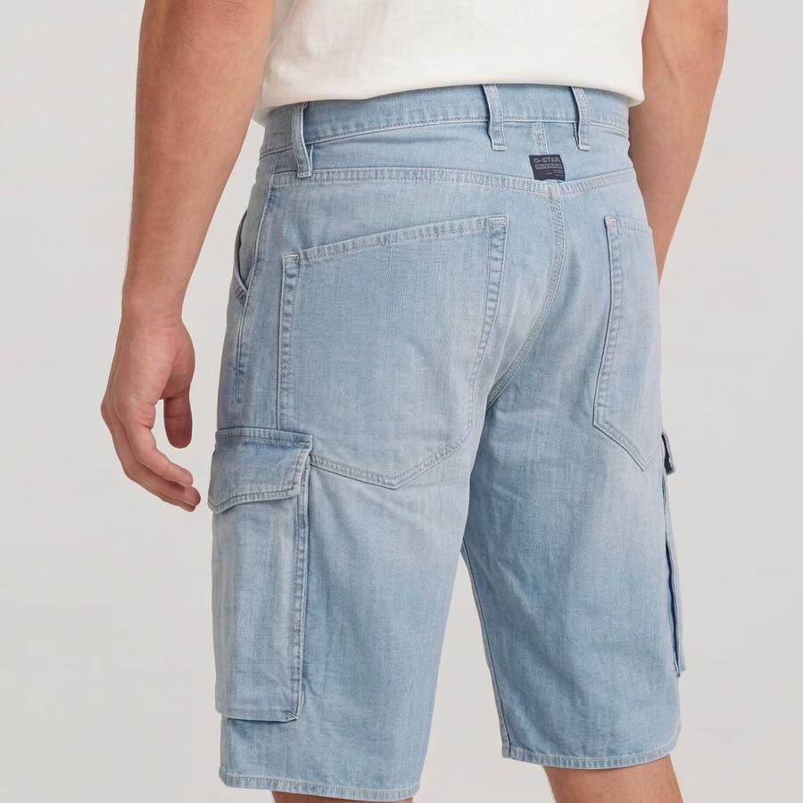G-Star RAW Deeggie Cargoshort Lichtblauw Heren - Foto 4