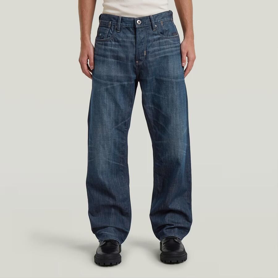 G-Star RAW Deeggie Relaxed Straight Jeans Donkerblauw Heren