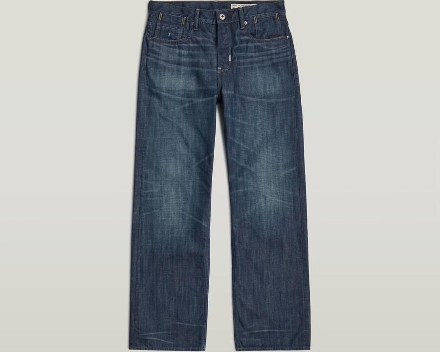 G-Star RAW Deeggie Relaxed Straight Jeans Donkerblauw Heren - Foto 5