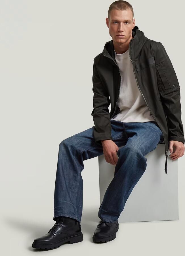 G-Star RAW Deeggie Relaxed Straight Jeans Donkerblauw Heren - Foto 6
