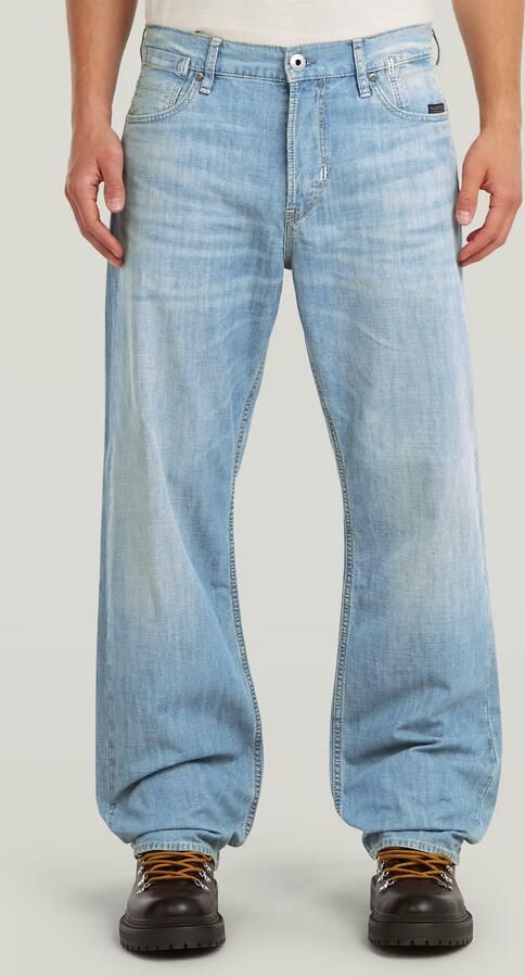 G-Star RAW Deeggie Relaxed Straight Jeans Lichtblauw Heren