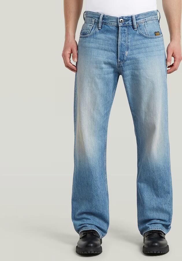 G-STAR RAW Heren Jeans Deeggie Relaxed Straight Lichtblauw - Foto 8