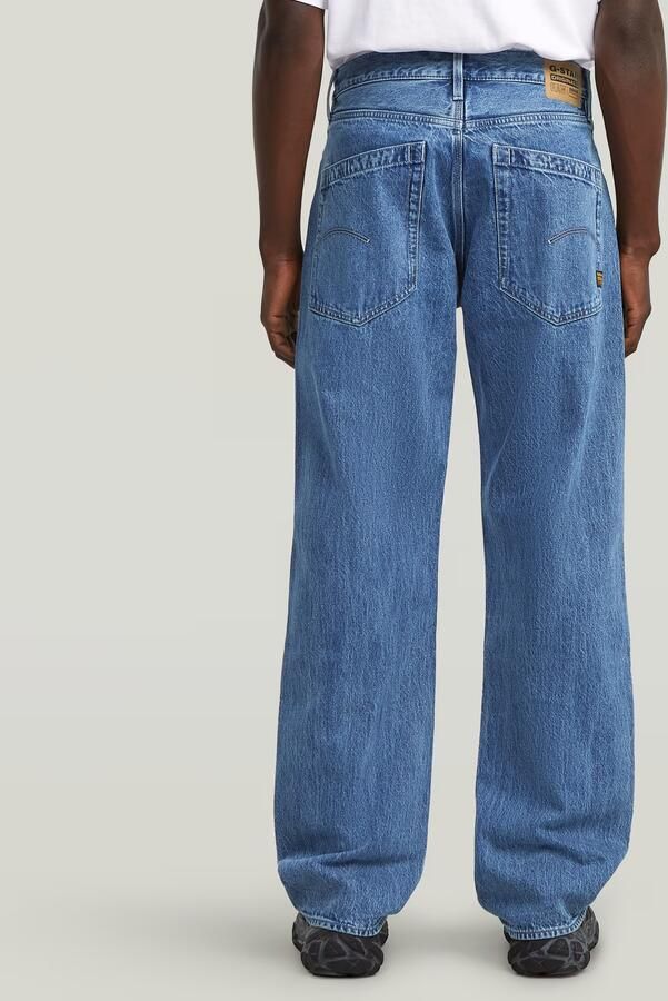G-Star RAW Deeggie Relaxed Straight Jeans Midden blauw Heren - Foto 5