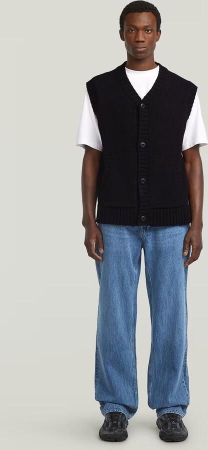 G-Star RAW Deeggie Relaxed Straight Jeans Midden blauw Heren - Foto 7