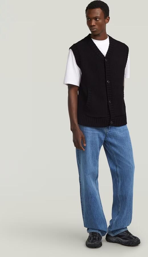 G-Star RAW Deeggie Relaxed Straight Jeans Midden blauw Heren - Foto 6