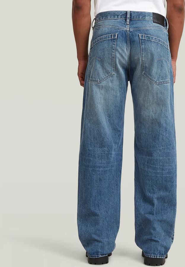 G-Star RAW Deeggie Relaxed Straight Jeans Midden blauw Heren - Foto 6