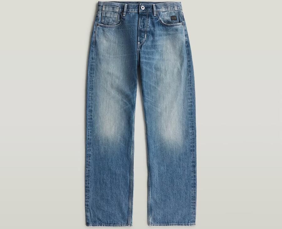 G-Star RAW Deeggie Relaxed Straight Jeans Midden blauw Heren - Foto 4