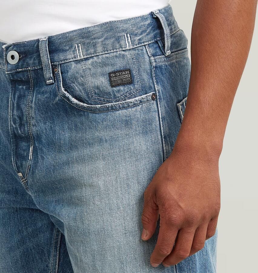G-Star RAW Deeggie Relaxed Straight Jeans Midden blauw Heren - Foto 3