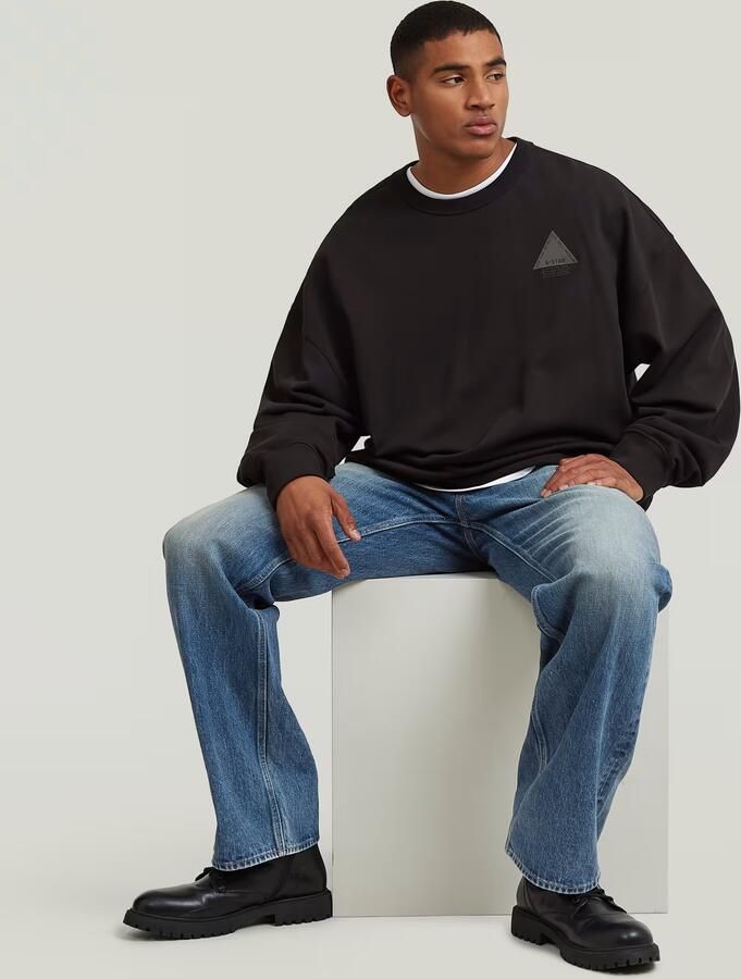 G-Star RAW Deeggie Relaxed Straight Jeans Midden blauw Heren - Foto 5