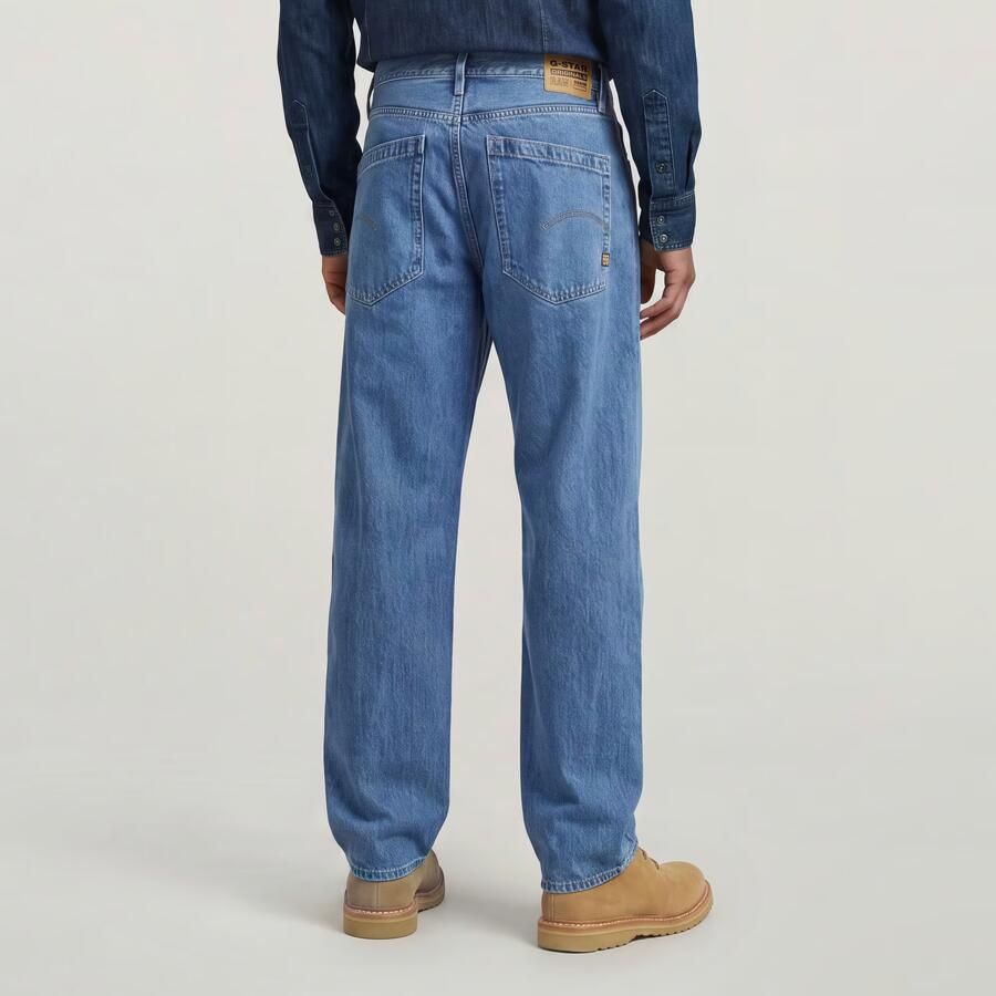 G-Star RAW Deeggie Relaxed Straight Jeans Midden blauw Heren - Foto 4