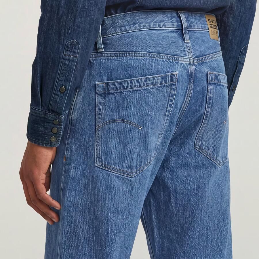 G-Star RAW Deeggie Relaxed Straight Jeans Midden blauw Heren - Foto 6