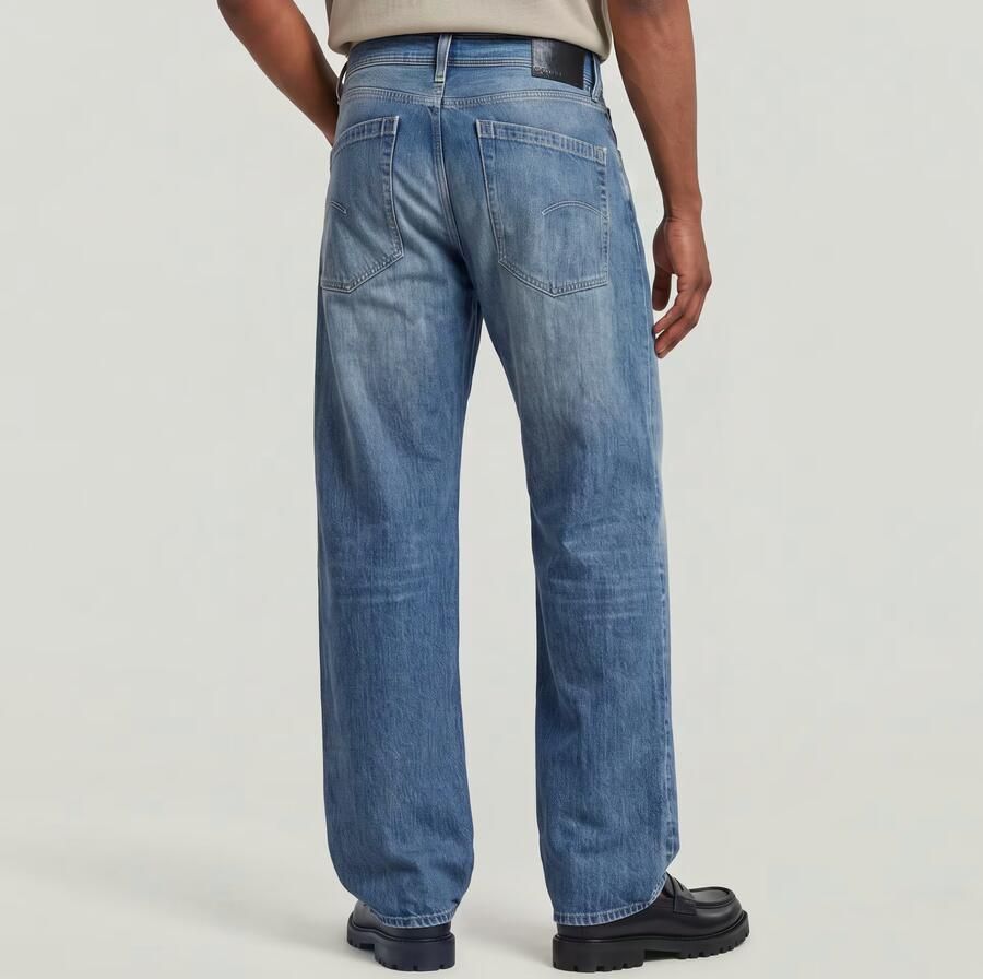 G-Star RAW Deeggie Relaxed Straight Jeans Midden blauw Heren - Foto 4