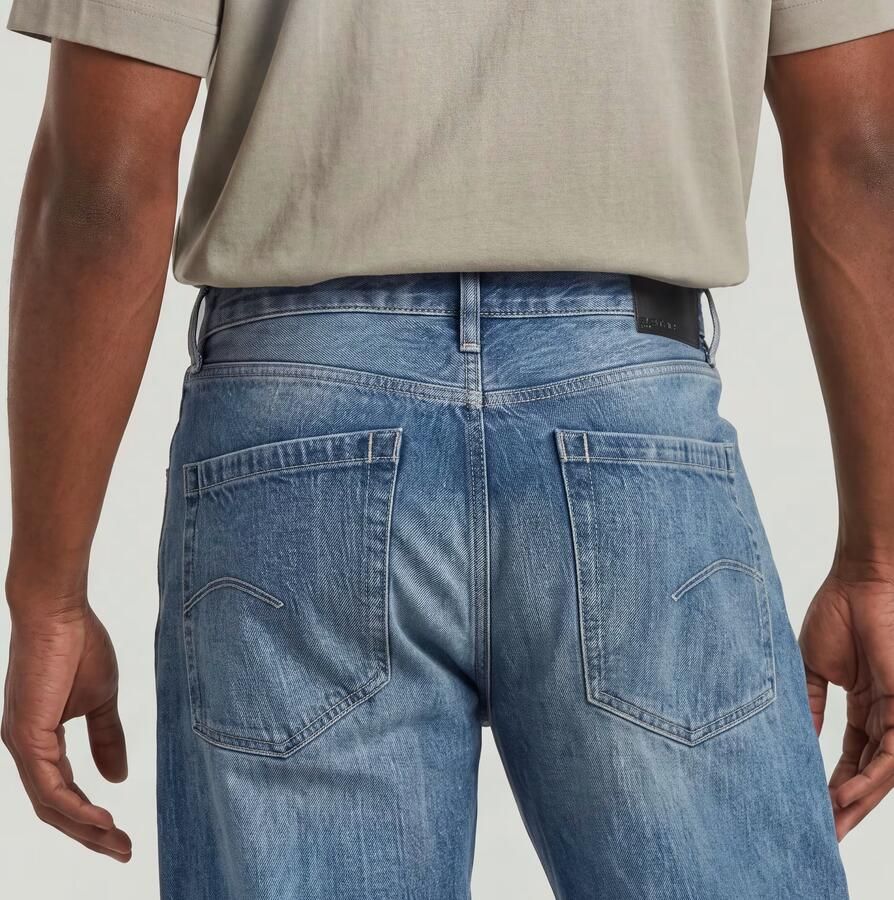 G-Star RAW Deeggie Relaxed Straight Jeans Midden blauw Heren - Foto 5