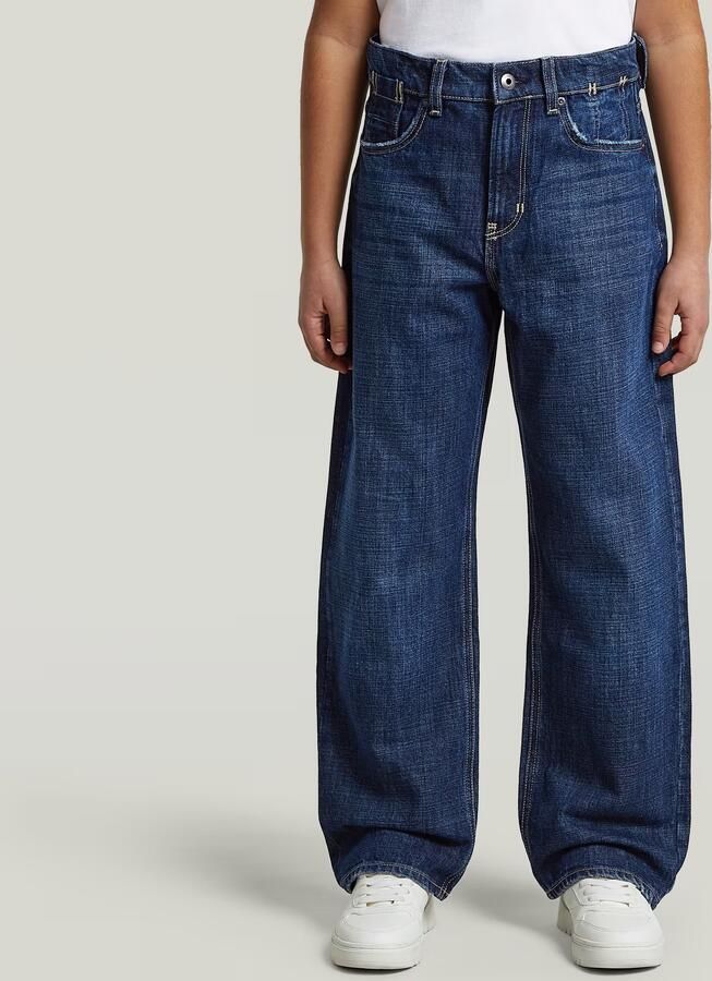 G-Star RAW Deeggie Relaxed Straight Jeans voor jongens Donkerblauw jongens