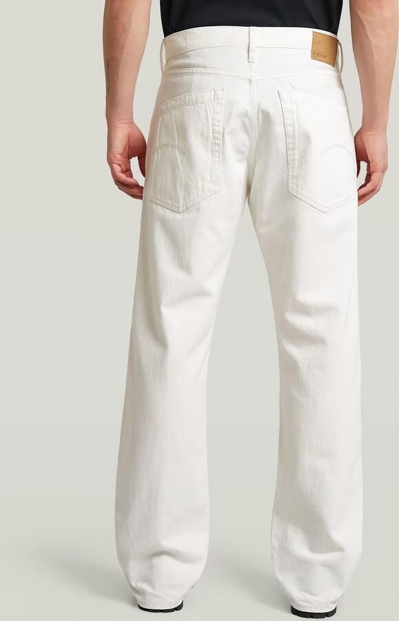 G-Star RAW Deeggie Relaxed Straight Jeans Wit Heren - Foto 5