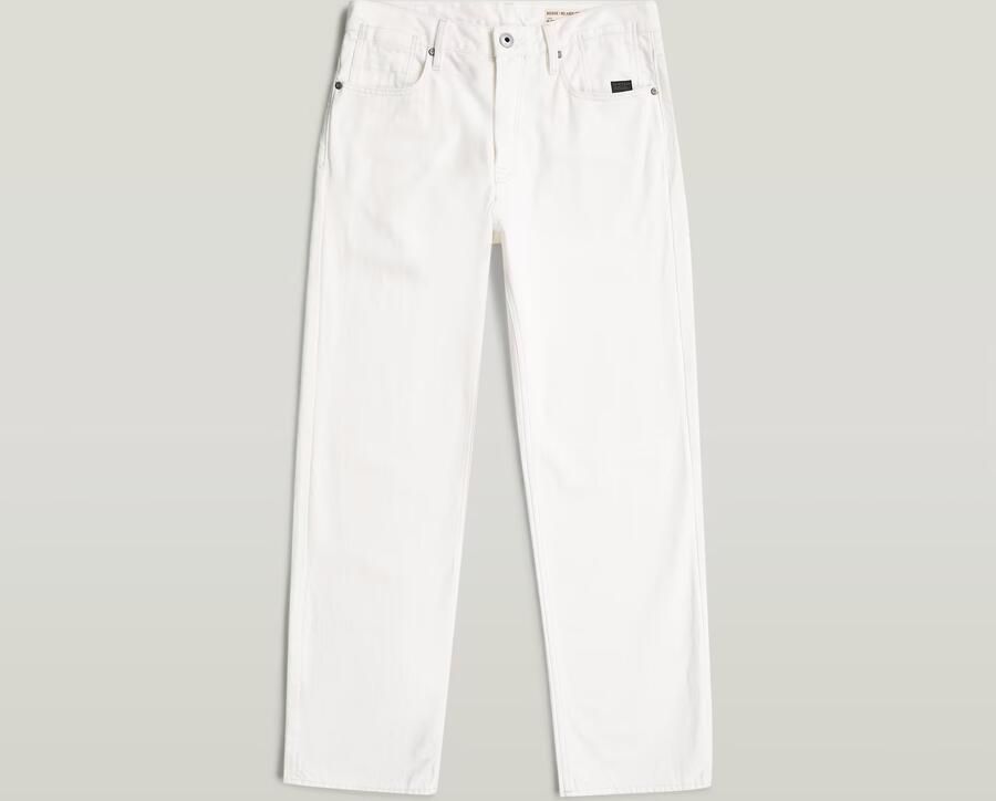 G-Star RAW Deeggie Relaxed Straight Jeans Wit Heren - Foto 4