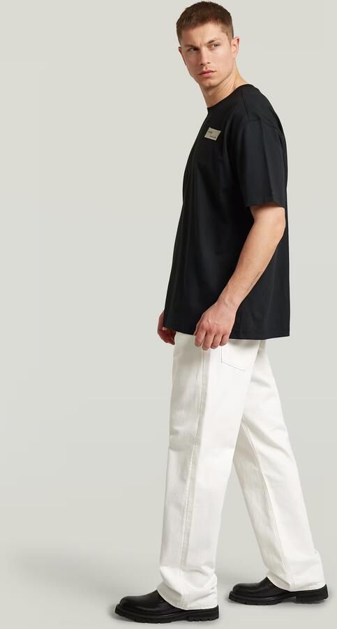 G-Star RAW Deeggie Relaxed Straight Jeans Wit Heren - Foto 7
