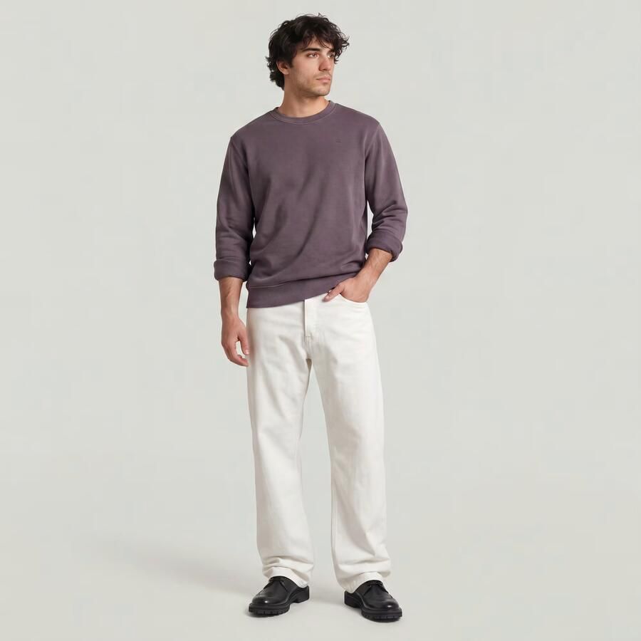 G-Star RAW Deeggie Relaxed Straight Jeans Wit Heren - Foto 3