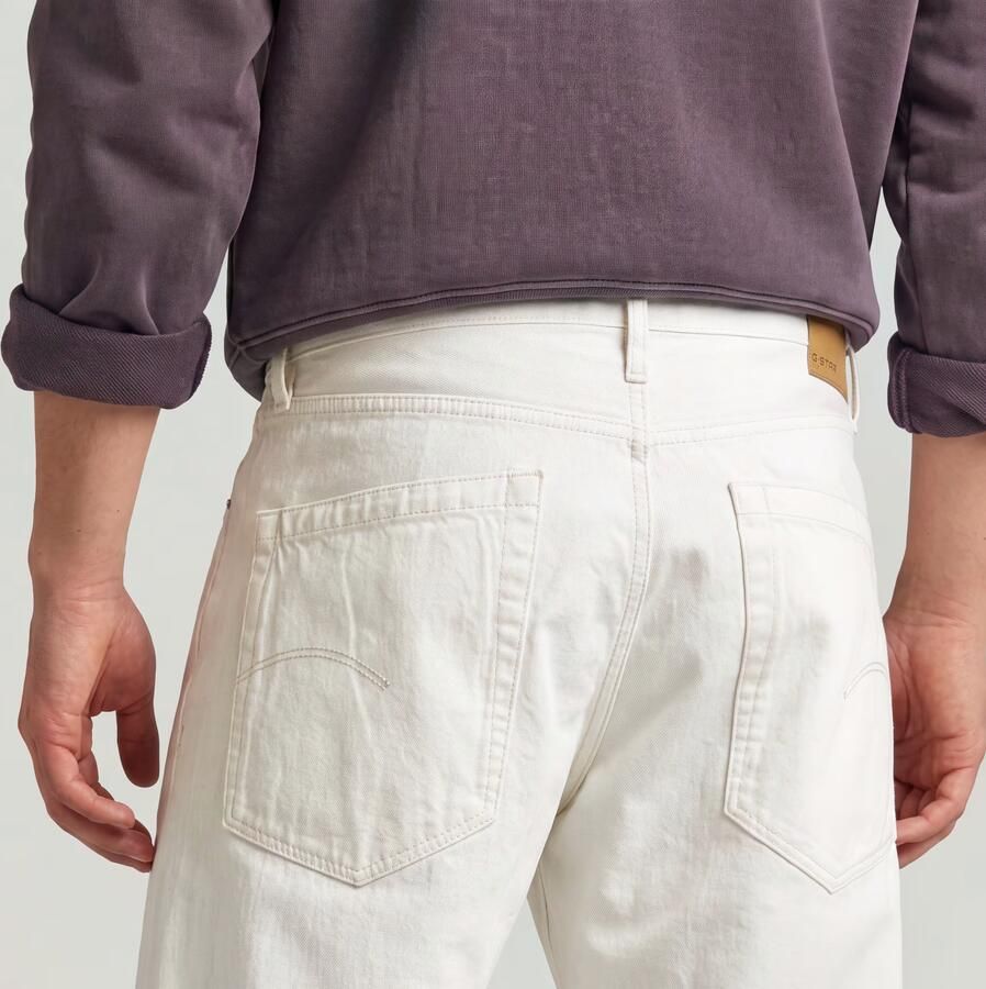 G-Star RAW Deeggie Relaxed Straight Jeans Wit Heren - Foto 4