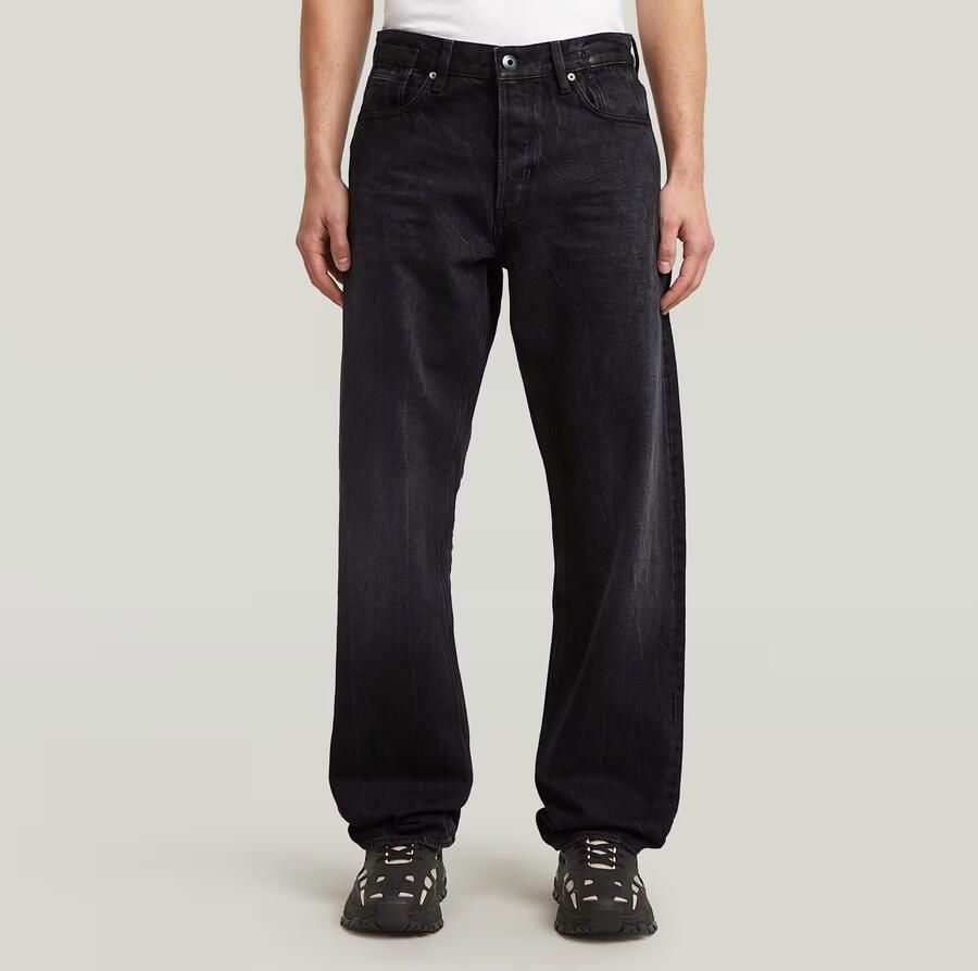 G-Star RAW Deeggie Relaxed Straight Jeans Zwart Heren