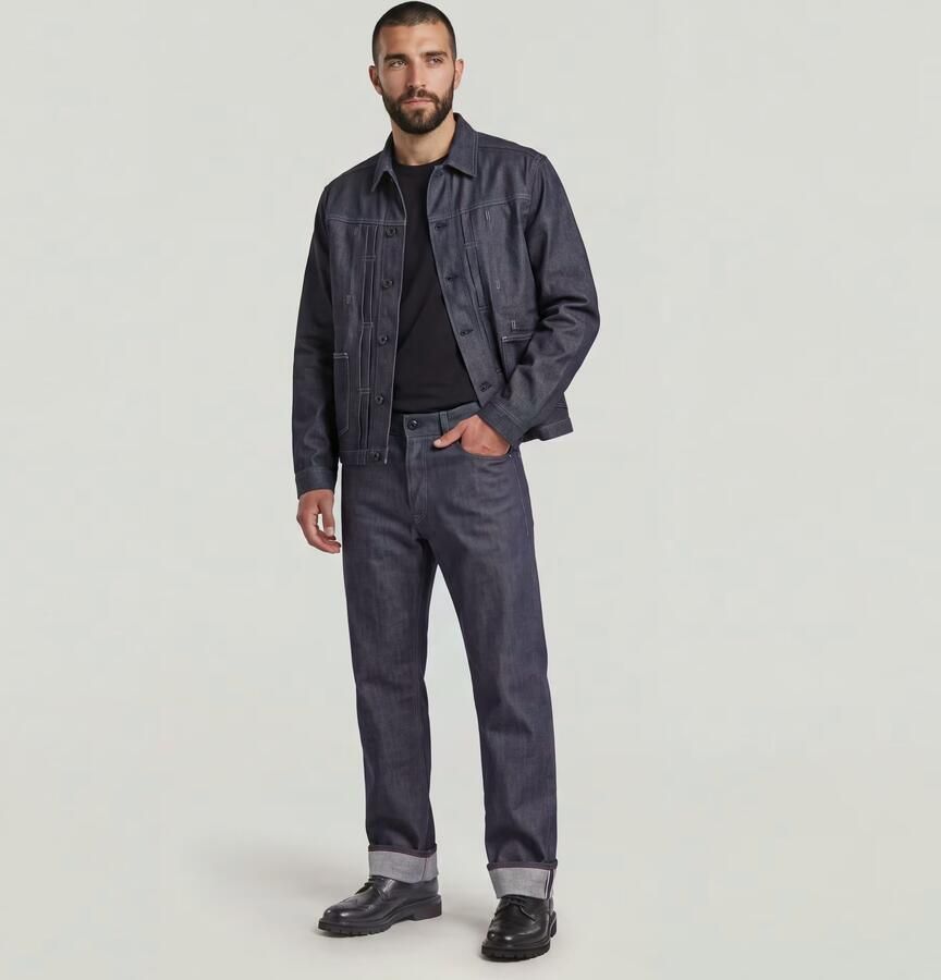 G-Star RAW Deeggie Selvedge Jeans Donkerblauw Heren - Foto 6