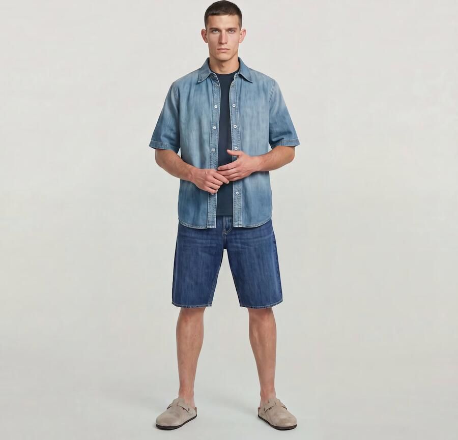 G-Star RAW Deeggie Short Donkerblauw Heren - Foto 6