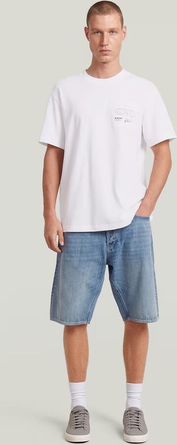 G-Star RAW Deeggie Short Lichtblauw Heren - Foto 6