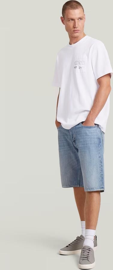 G-Star RAW Deeggie Short Lichtblauw Heren - Foto 5