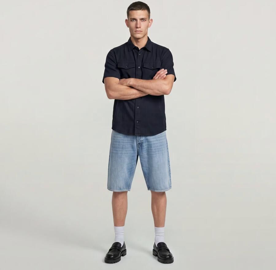 G-Star RAW Deeggie Short Lichtblauw Heren - Foto 6