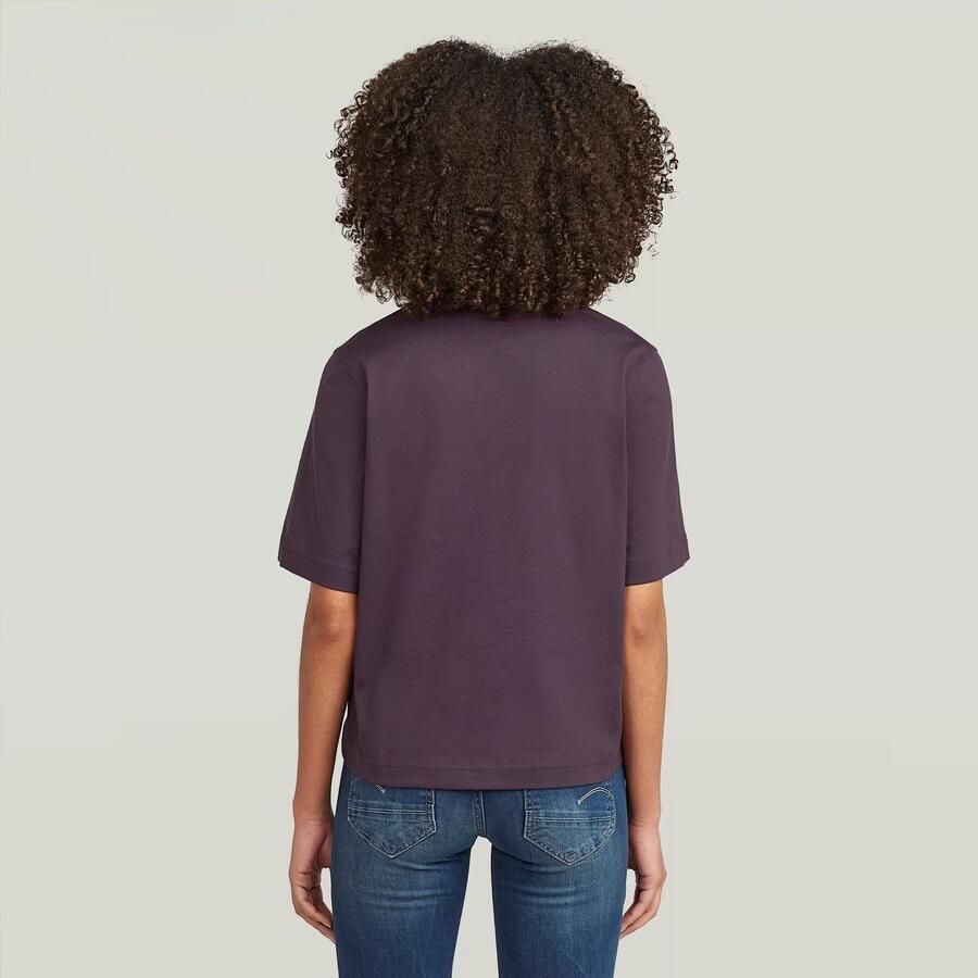 G-Star RAW Deep U-Neck Top Paars Dames - Foto 3