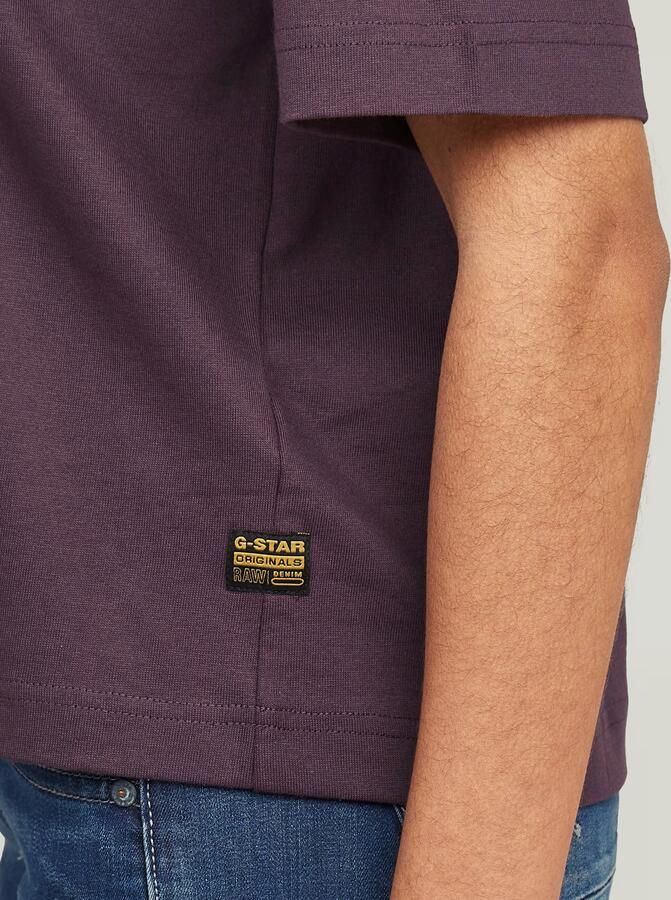 G-Star RAW Deep U-Neck Top Paars Dames - Foto 4