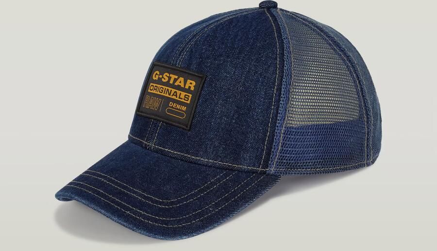 G-Star RAW Denim Embro Baseball Trucker Cap Donkerblauw Heren - Foto 3