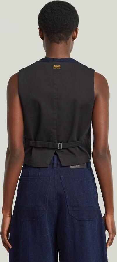 G-Star RAW Denim Gilet Donkerblauw Dames - Foto 6