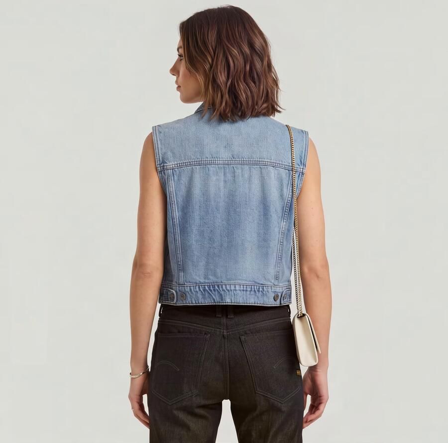 G-Star RAW Denim Hes Shrunken Lichtblauw Dames - Foto 3