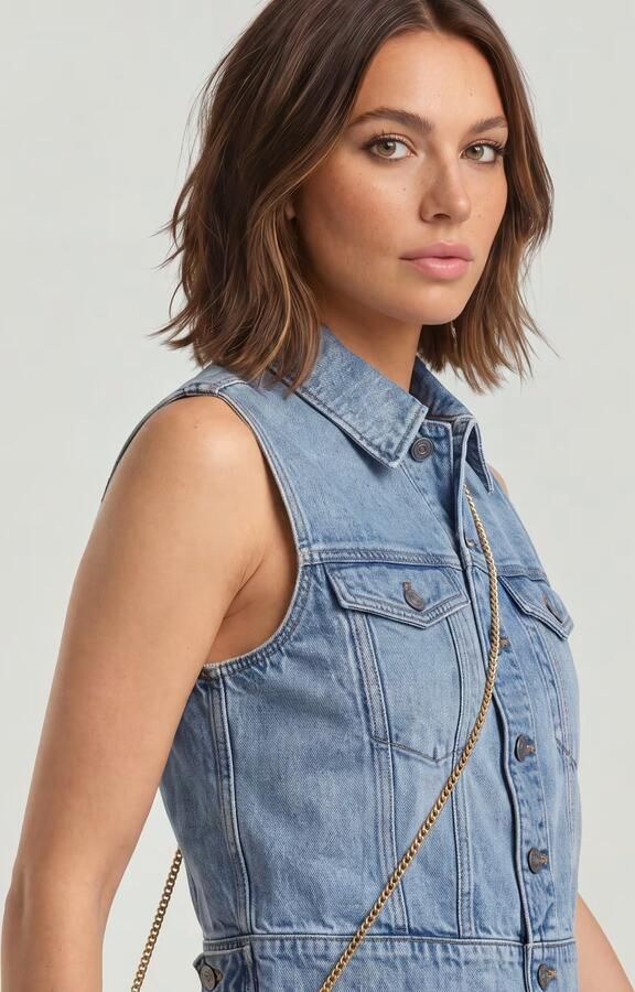 G-Star RAW Denim Hes Shrunken Lichtblauw Dames - Foto 6